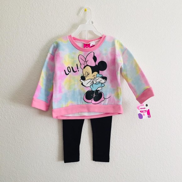 Disney Junior 'Minnie' 2 Piece Set (Blouse/Pants) (18M) - Picture 1 of 16